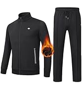 MoFiz Men's Tracksuits 2 Pieces Outfit Full Zip up Sports MoFiz Men's Tracksuits 2 Pieces Outfit Full Zip up Sports